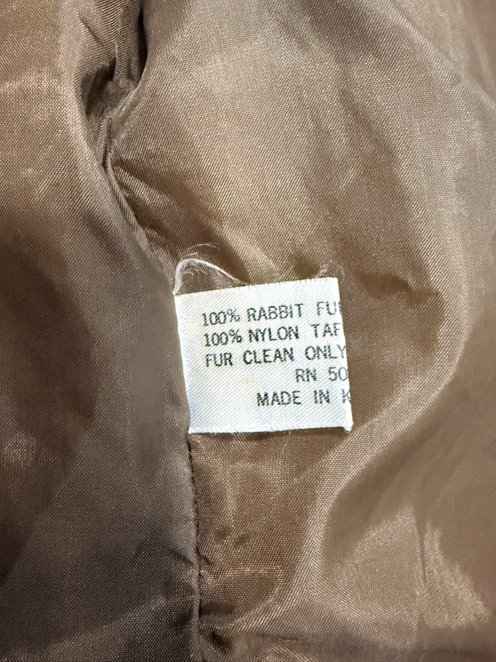Rabbit Fur Coat - Picture 6 of 12